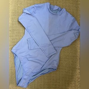 SKIMS Periwinkle Long Sleeve One Piece